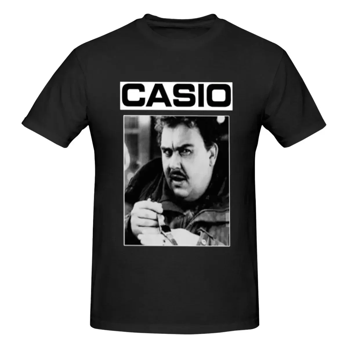 John Candy Casio 100% Cotton T-shirt Male Classic T Shirts Men Round Neck Short Sleeve S-6XL