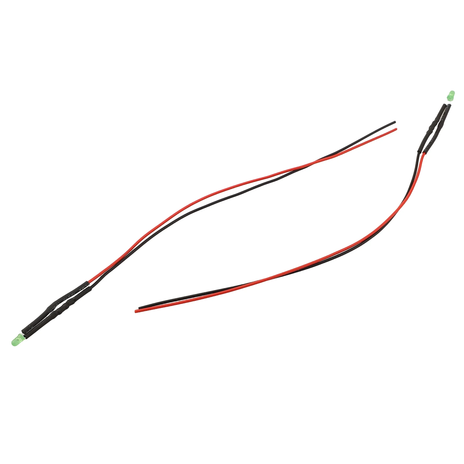 3mm LED Emitting Diodes 12V LED Lights 7.87 Inches Wire Length DC LED Bulbs Indicator LED Light Beads DIY Projects