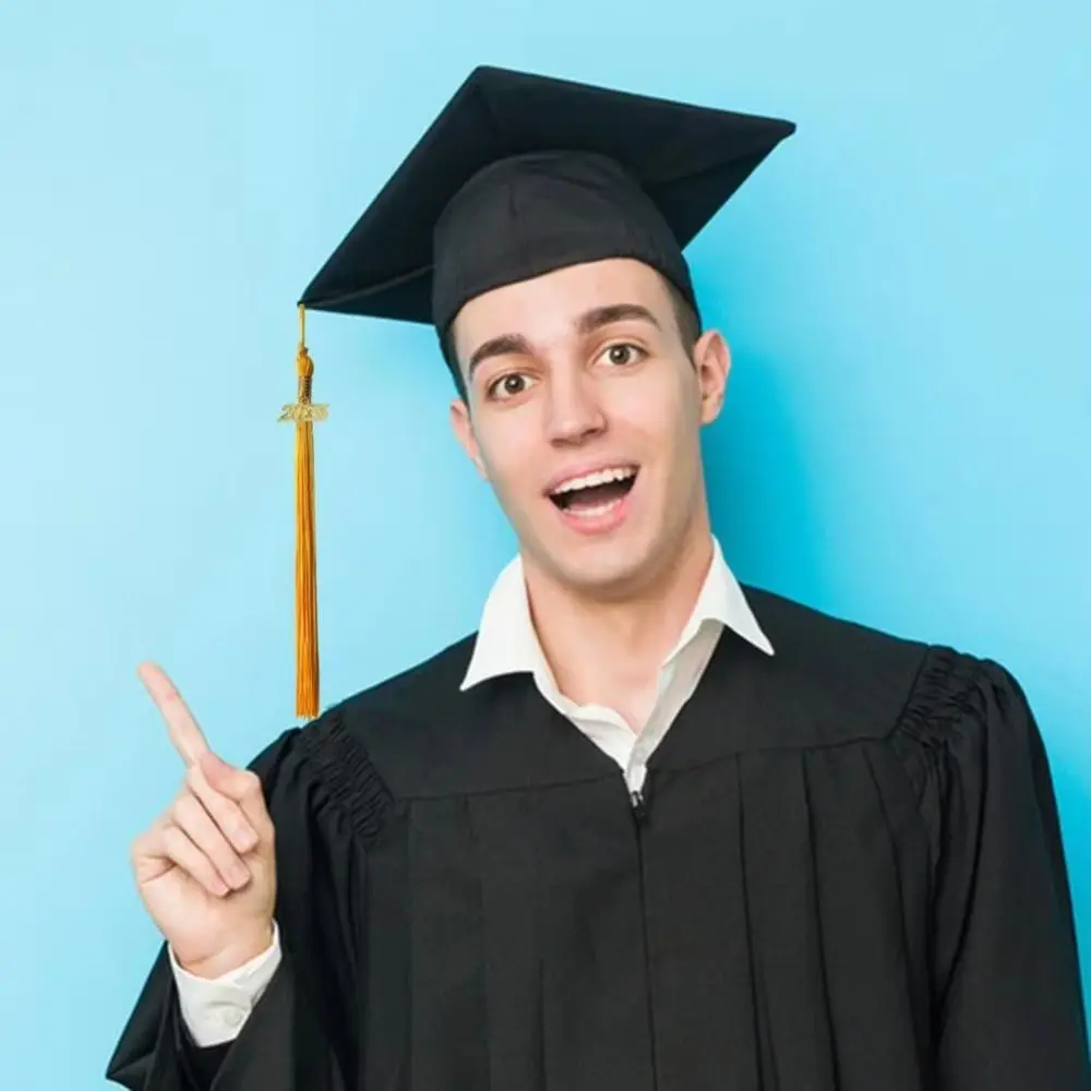 سبائك البوليستر شرابة الأكاديمية معلقة لون نقي 9 ألوان سحر قلادة DIY الحرف نمط جديد طالب قبعة التخرج شرابة #5