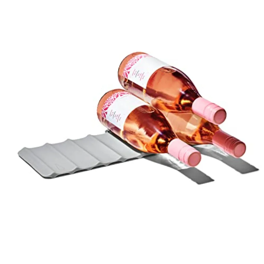 Good Grips Fridge Beverage Mat for Cans and Wine Bottles Gray