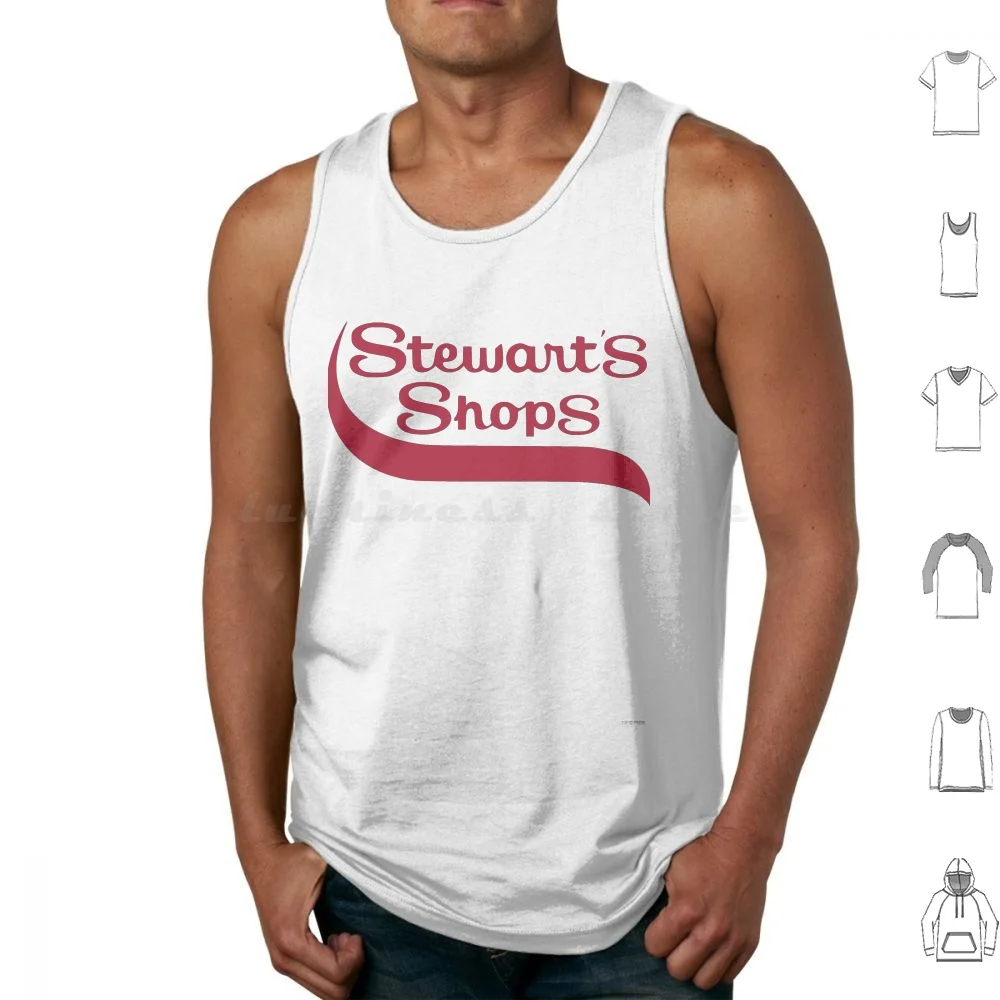 Stewarts Shops Logo Tank Tops Print Cotton Stewarts Shops Market Supermarket Rochester Upstate Ny New York New York City