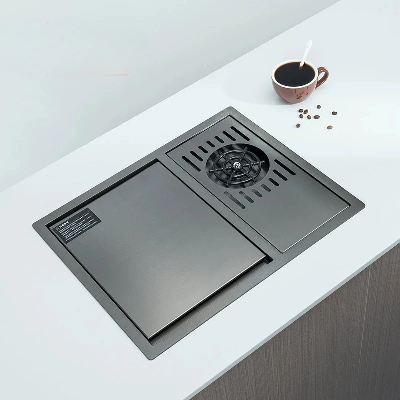 Bar Sink Flip Slow Down Middle Island Invisible Small Single Sink Cup Washer Hidden Taichung Basin Wash Sink