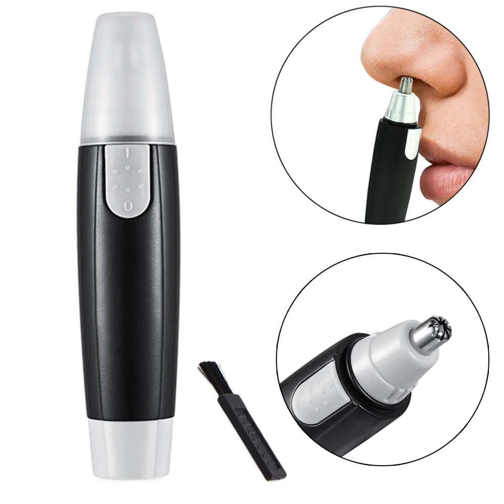 Electric Nose Hair Trimmer Implement Shaver Clipper Men Women Ear Neck Eyebrow Trimmer Shaver Man Clean Trimer Razor Remover Kit