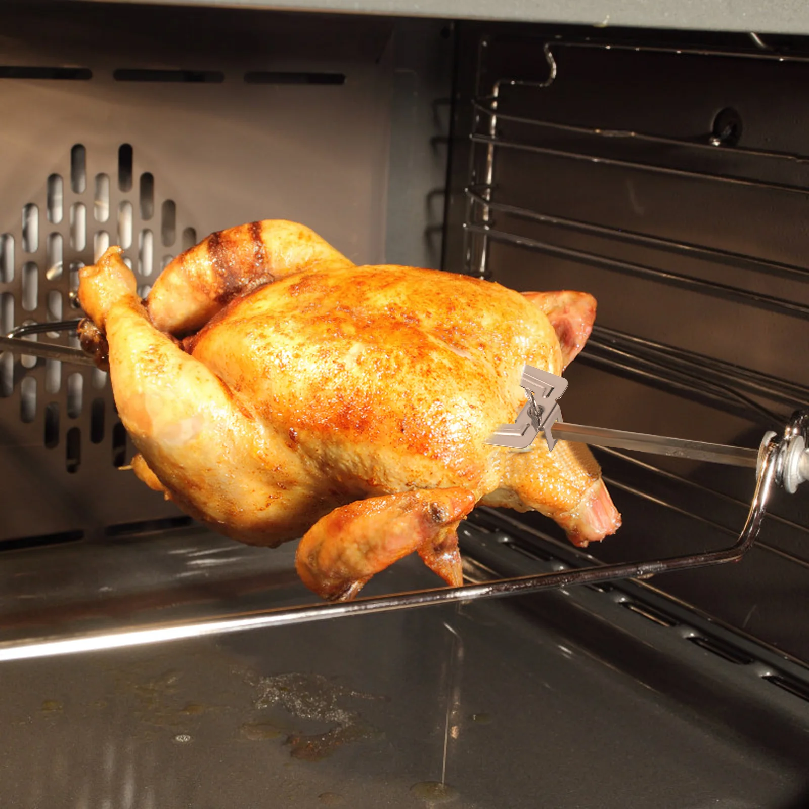 

6 комплектов, вращающаяся вилка для жареной курицы, вилки для гриля в духовке, прочная вилка для барбекю, мяса, кухонный гаджет, вращающиеся вилки для индейки