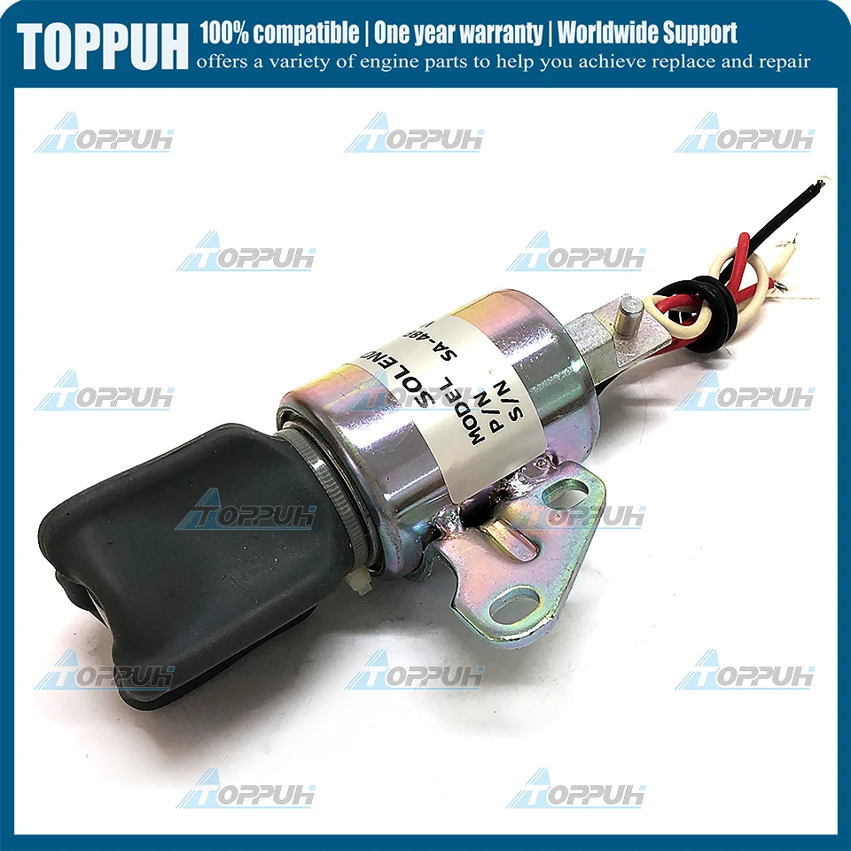 

SA-4899-24 24V 1756ES-24SULB1S5 Stop Solenoid For Kubota Engine D722 Z482 D902