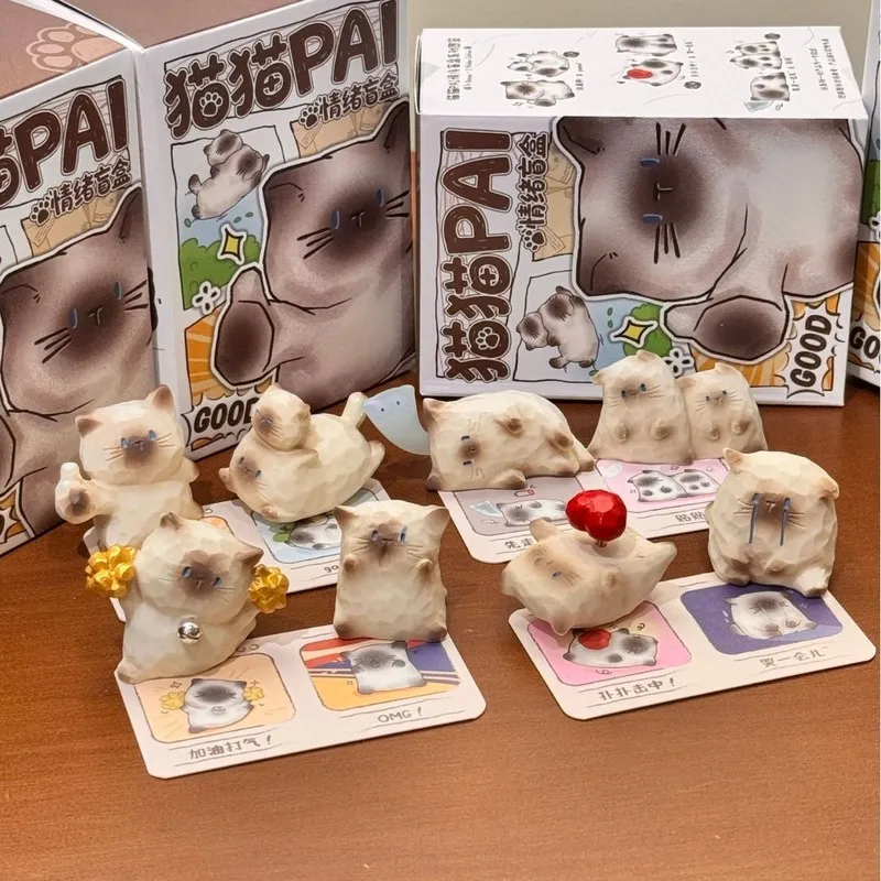 

Creative Animal Cat Pal Blind Box Cute Desktop Decoration Resin Craftwork Wholesale Model Display Piece Toy & Hobbies