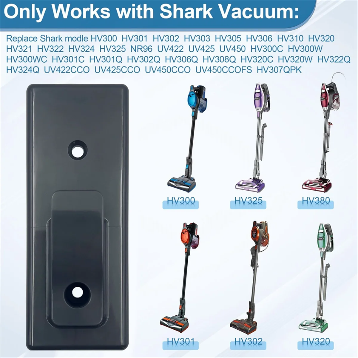 Accessori per montaggio a parete sottovuoto per Shark HV300 HV302 HV320 HV322 vuoto 416 ffjv300 gancio per montaggio a parete sostituire