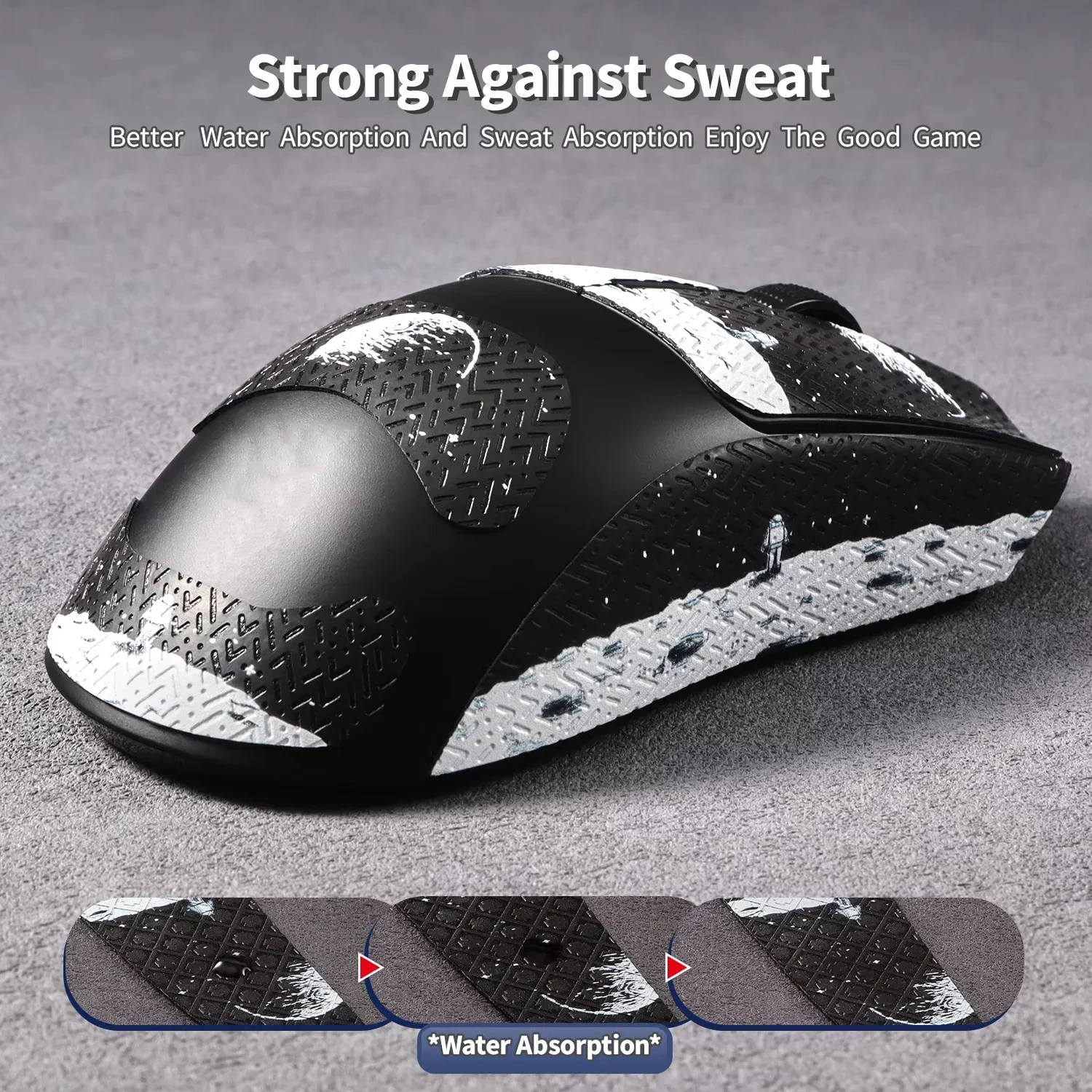 Mouse Grip Tape Sticker for Razer Viper V4/V3 Pro Hyperspeed Anti Mouse Slip Skin Self-adhesive Pre-cut Sweat-resistant