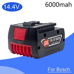 14.4V 6000mah Rechargeable Li-ion Battery for BOSCH Cordless Electric Drill/Screwdriver BAT607,BAT607G,BAT614G