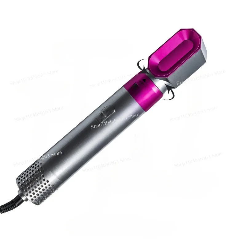 Новая расческа-фен 5-в-1, автоматическая глажка, доска для выпрямления катушек, присоска для волос, сухая и влажная