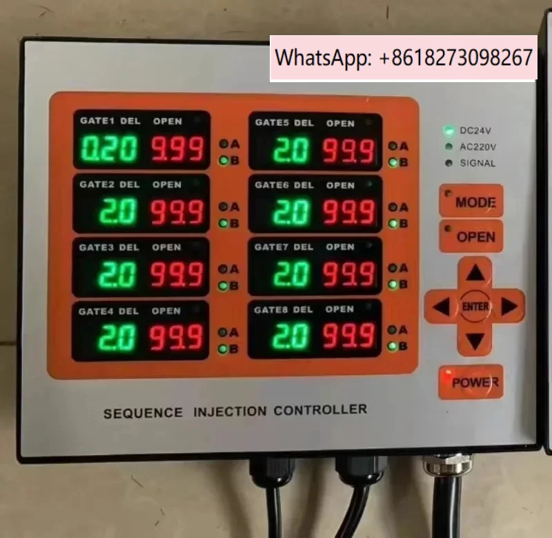 

Восемь комплектов контроллеров времени давления