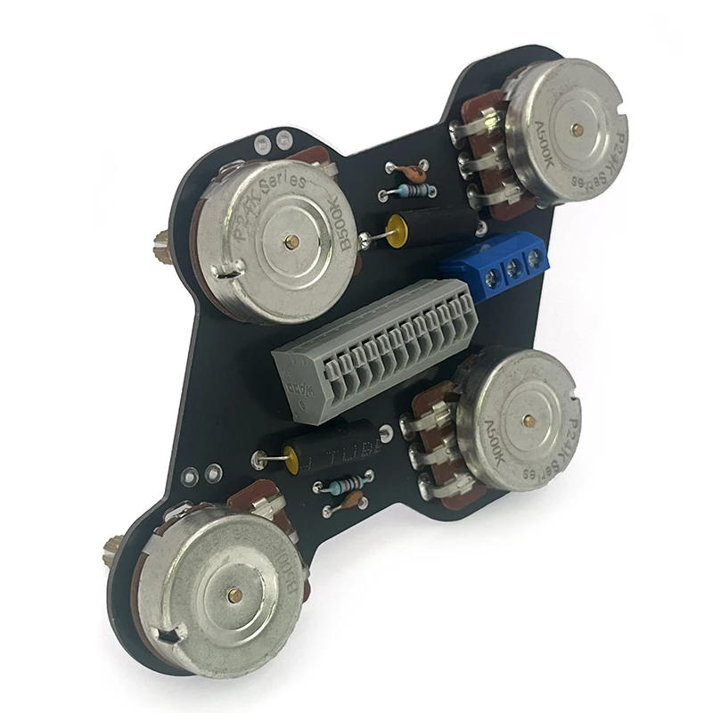 Integrated Circuit Guitar Wiring Harness 2T2V for LP Style Guitar Plug and Play 500K Brass Long Shaft Pots and 223J Cap