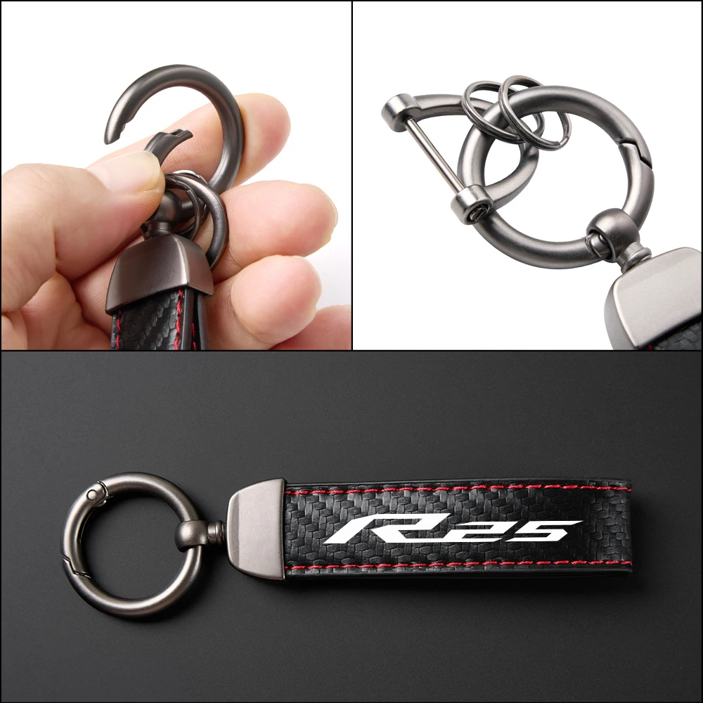 Брелок для мотоцикла, высококачественный кожаный брелок для Yamaha YZF-R7 YZF-R3 YZF-R6 YZF-R15 YZF-R25 YZF R7 R1 R1M R3 R6 R15 R25 R125