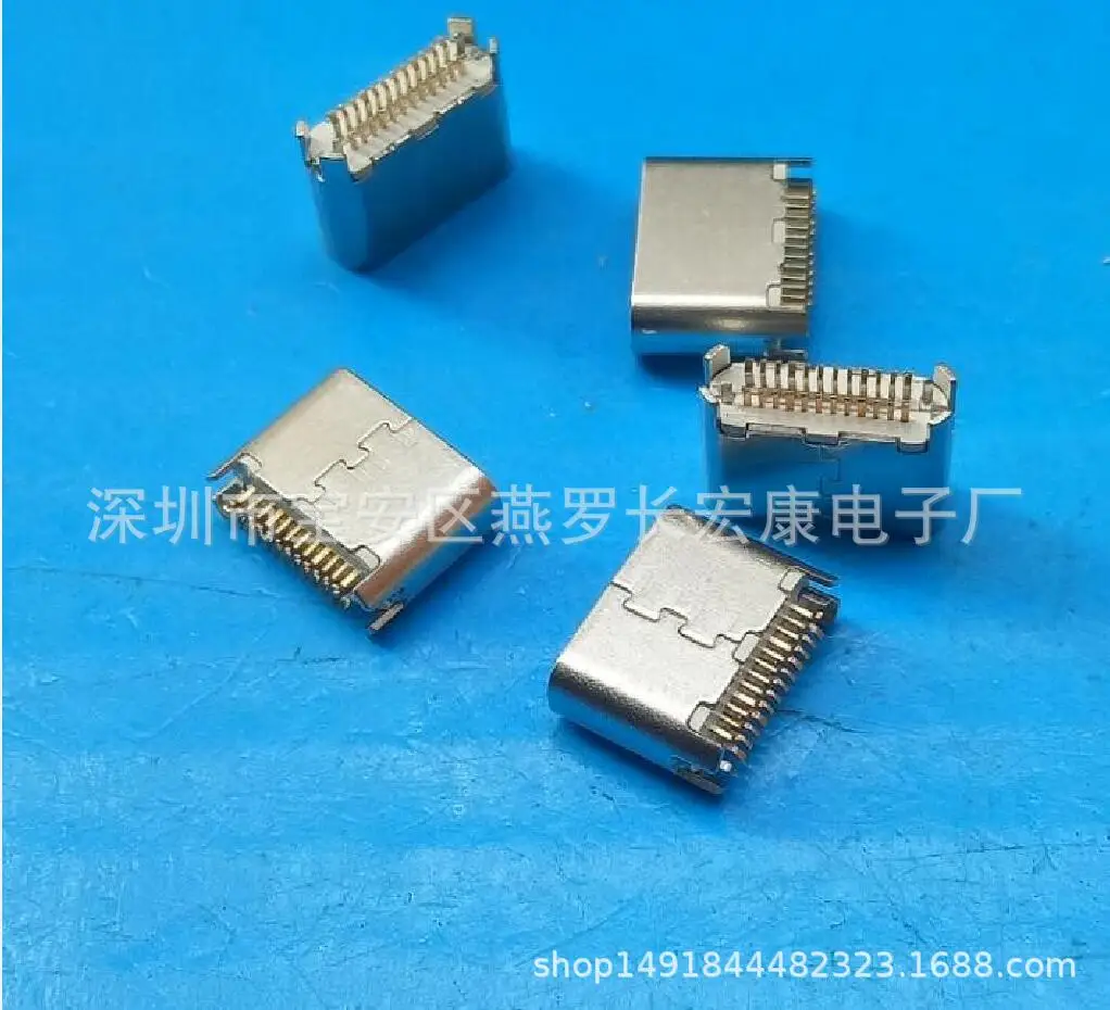 For USB3.1TYPE-C6P Connector Single Row SMT SMT Patch USB type c female typec 6pin female socket