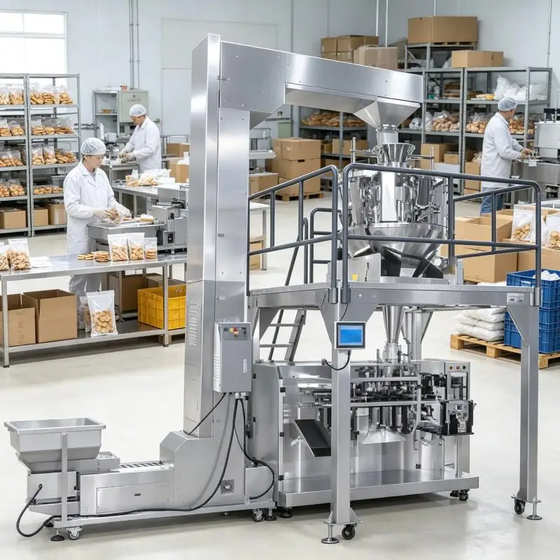 Chop Vertical System Vegetable 14 10 Head Jelly Fill Weigh and Combine Scale Linear Weigher Dry Fruit Pack Machine
