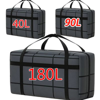 1pc Large-capacity Hand-held Clothes Storage Bag Foldable Dust-proof Non-woven Fabric Packing Bags Bedroom Wardrobe Organizer