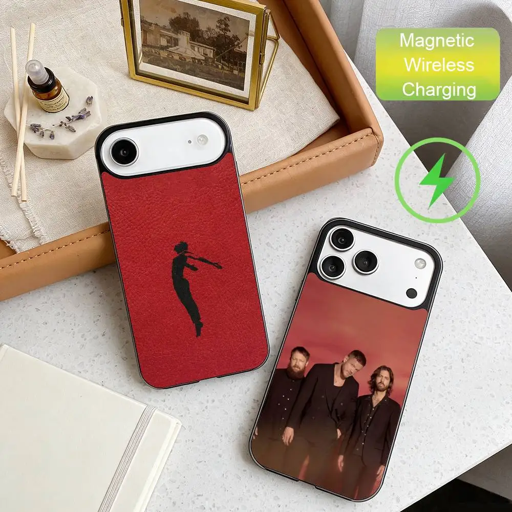 

I-Imagine Dragons band Phone Case For iPhone17,16,15,14,13,12,11 Plus,For Magnetic Wireless Charge Cover