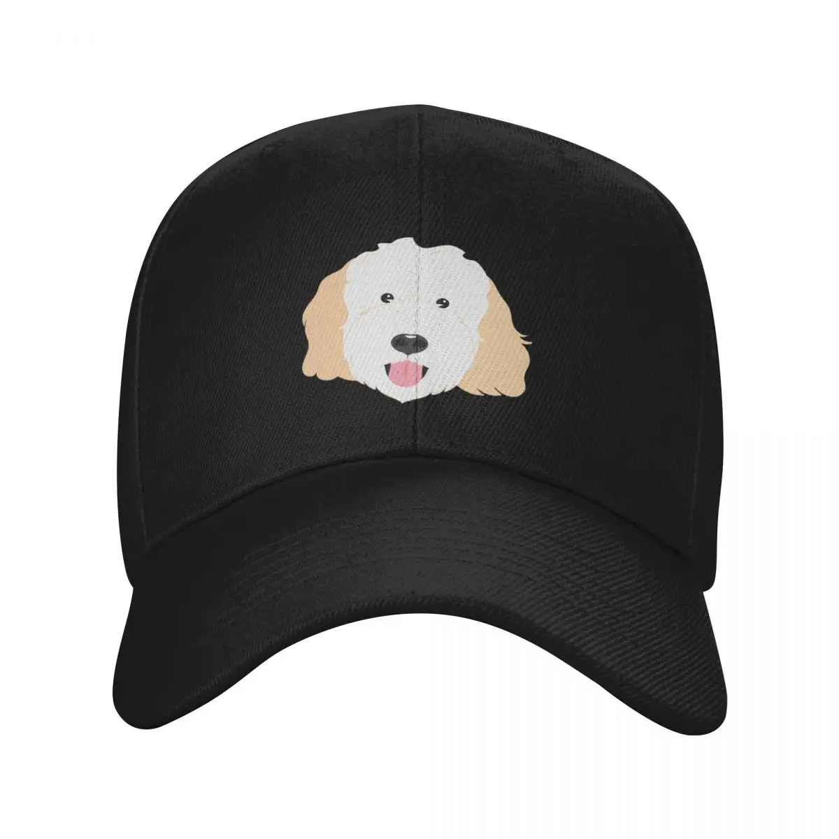 LOVE White Cream Goldendoodle Dog Baseball Cap Christmas Hat sun hat Icon Women's Beach Outlet Men's