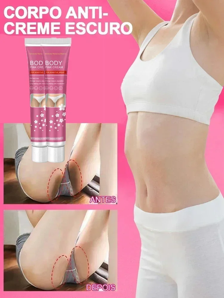 Skin Whitening Cream Private Parts Underarm Bleaching Serum Whiten Butt Knee Brighten Inner Thigh Arm Body Remove Dark Melanin