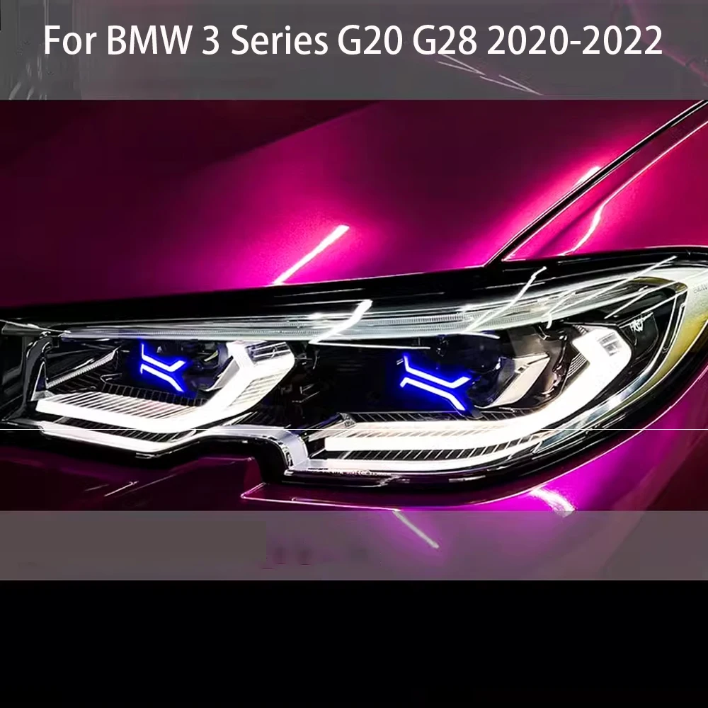 

Передние Автомобильные фары для BMW G20 G28 3 серии 320i 325i 330i L335i 2020-2022 M3, лазерная фотолампа, динамические автомобильные аксессуары