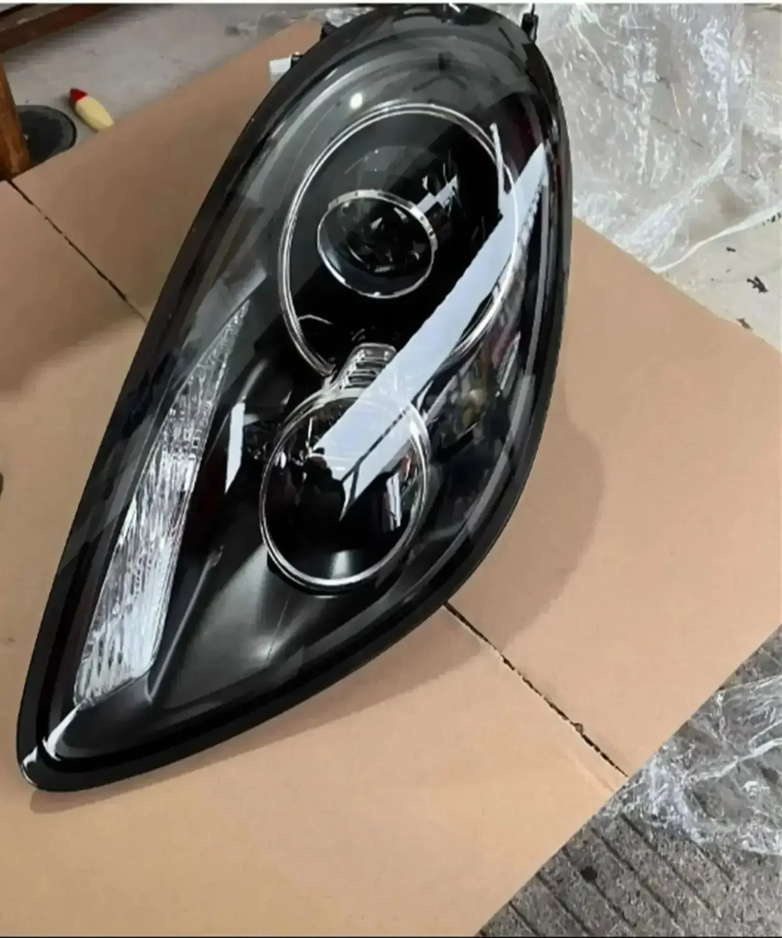 

Автомобильные светодиодные фары дневного света DRL для Porsche Cayman 981, указатель поворота