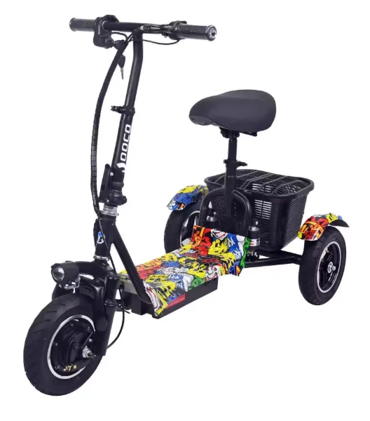 New Foldable Lithium Battery Electric Tricycle Adult Household