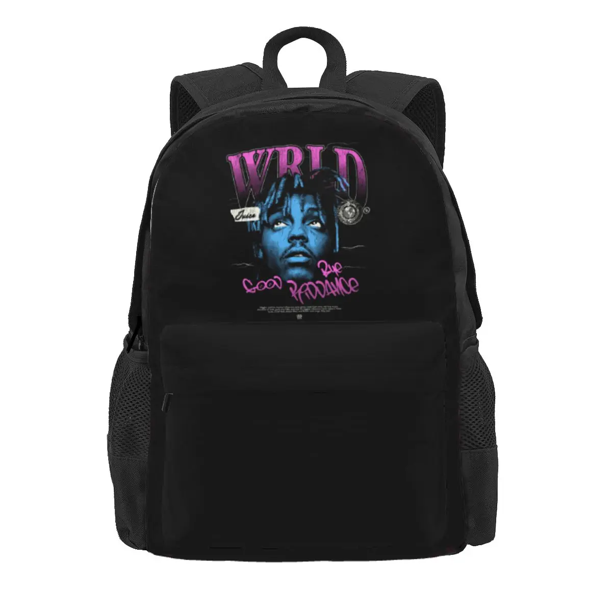 Juice Wrld Streetwear Backpack Daypack Large Capacity Boys Girls BookBag School Bag Shoulder Bags for Men Women