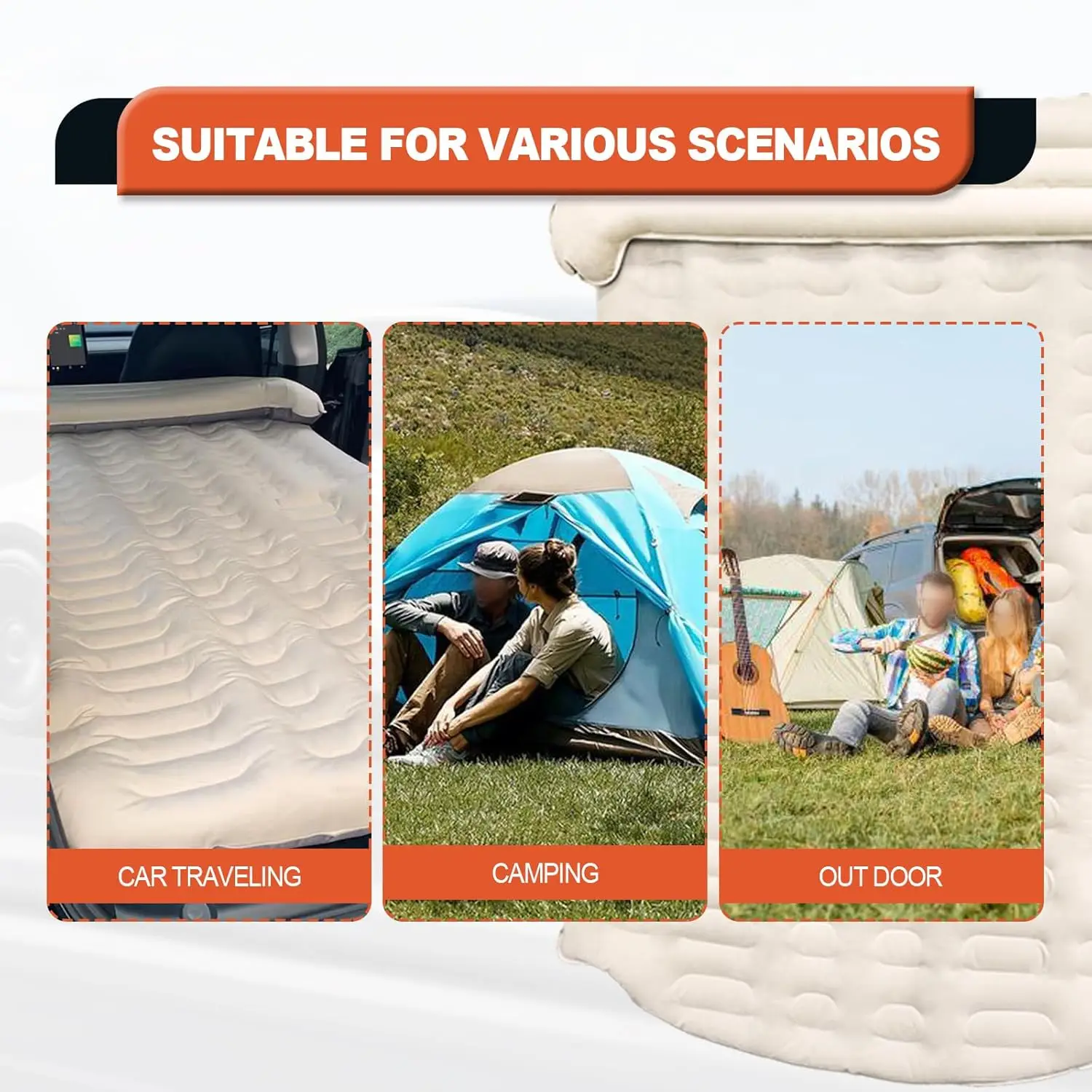 مرتبة قابلة للنفخ للطراز Y 2020-2023 مع مضخة ومسند للرأس #5