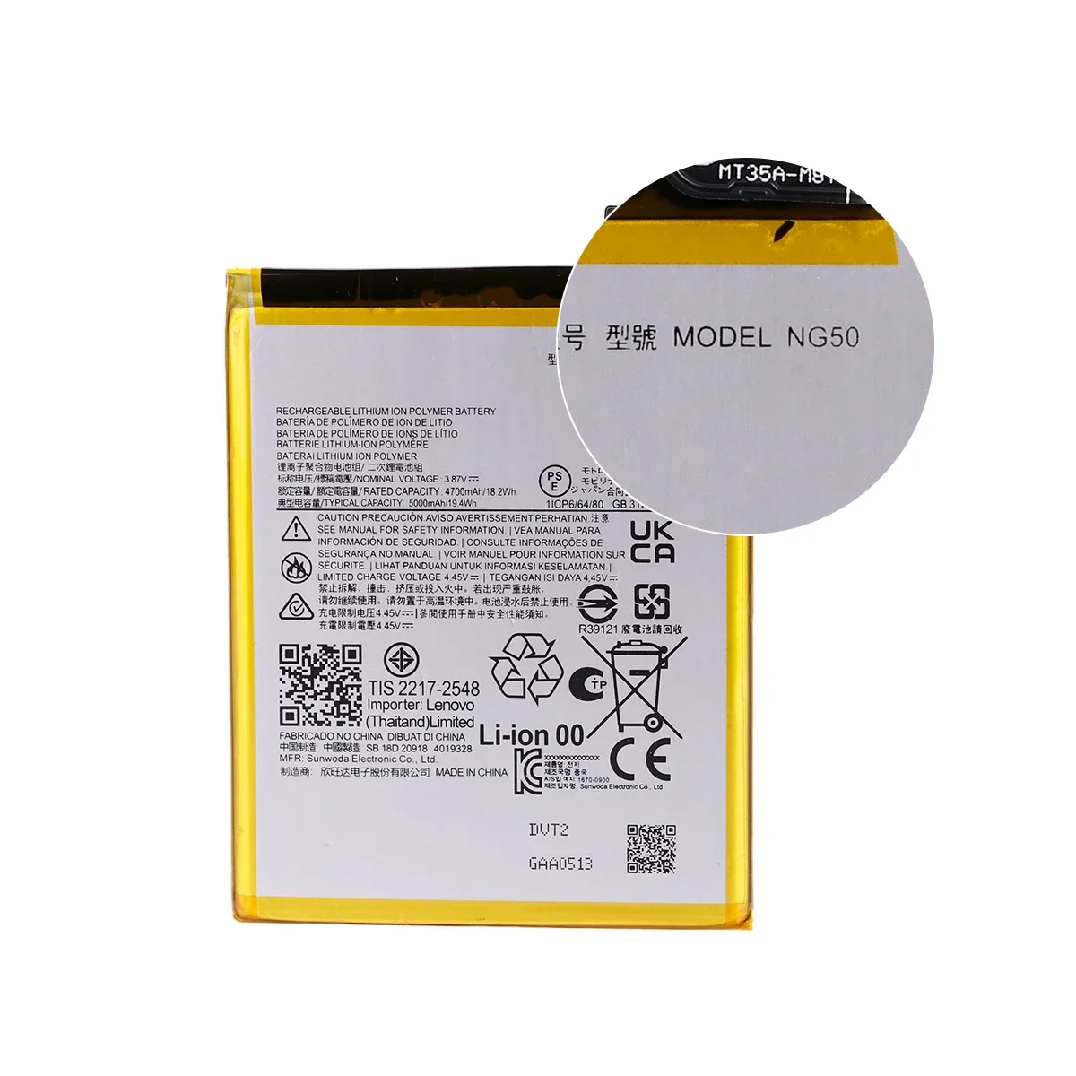 Nuovissima batteria NG50 5000mAh per batterie per telefoni Motorola G62/Moto G71 5G /XT2169 + strumenti