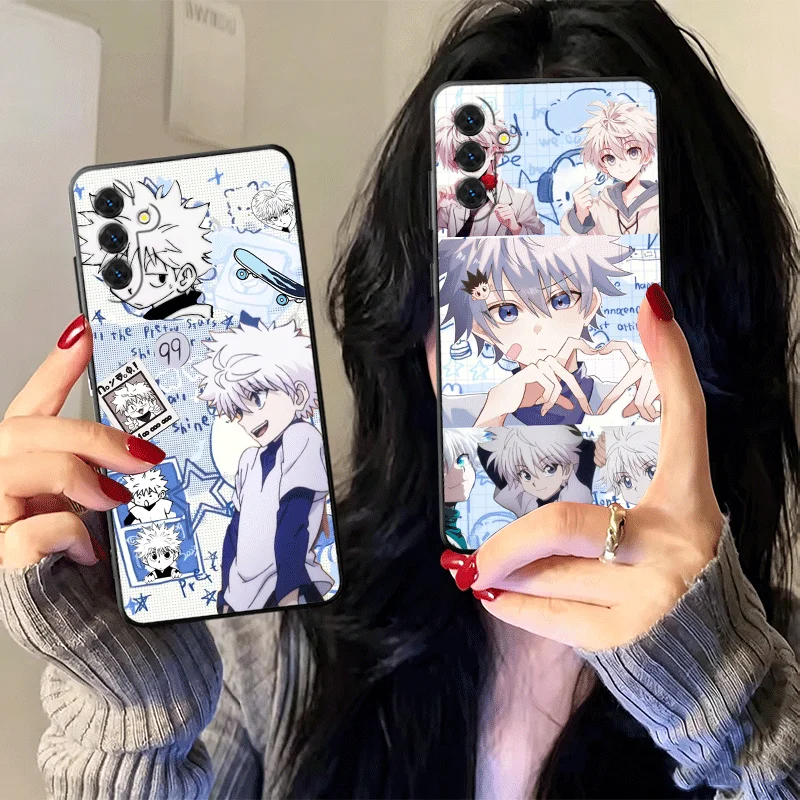 Soft Silicone Phone Case for Samsung A17 A16 A15 A14 A13 Hunter X-Hunters Killua Shell A57 A56 A55 A54 A53 A37 A36 A27 A26 A35 A