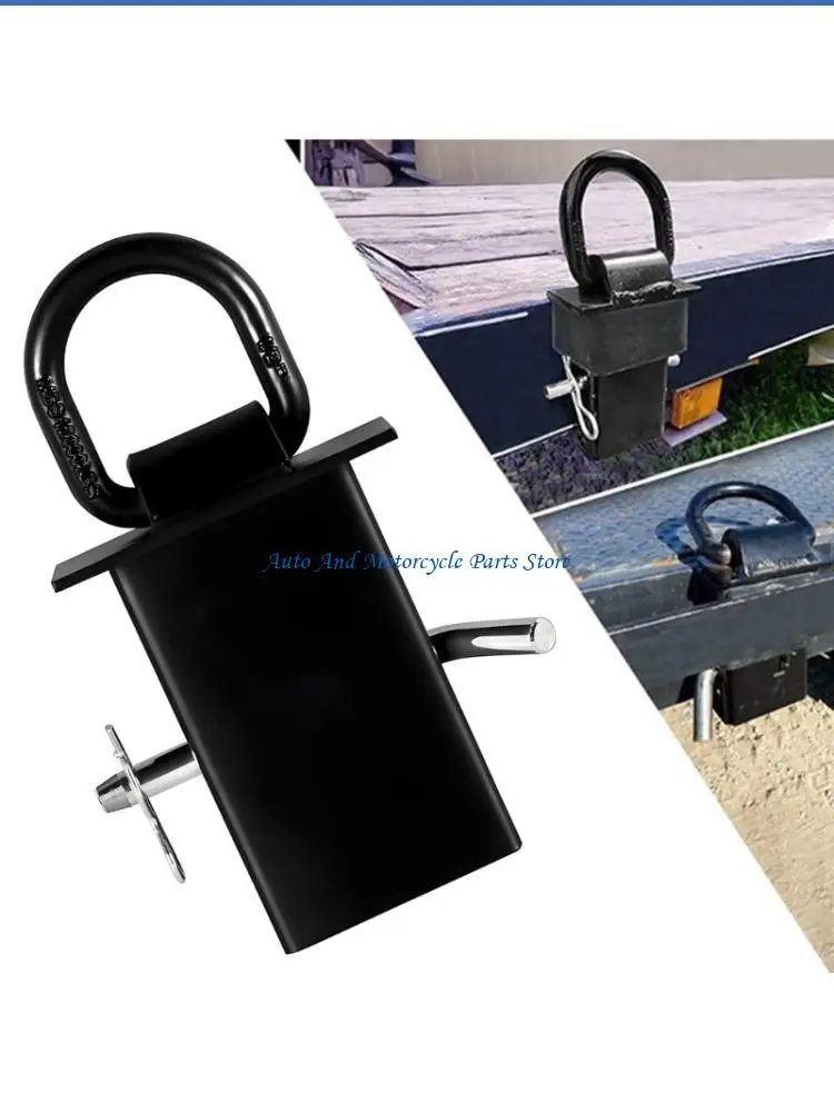P9FD Easy Installation Stake Pocket D Rings,Adjustable Trailer Stake Pocket Tie Down Utility for Trucks & Trailer