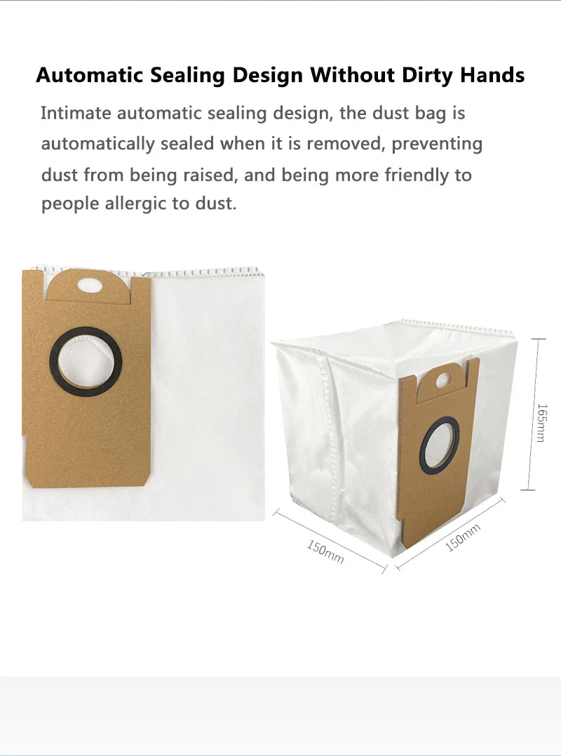 Dust Bag For Lydsto R1 R1A Spare Parts Lydsto Integrated Robot R1 Vacuum Cleaner Dirty Bags Replacement Accessories