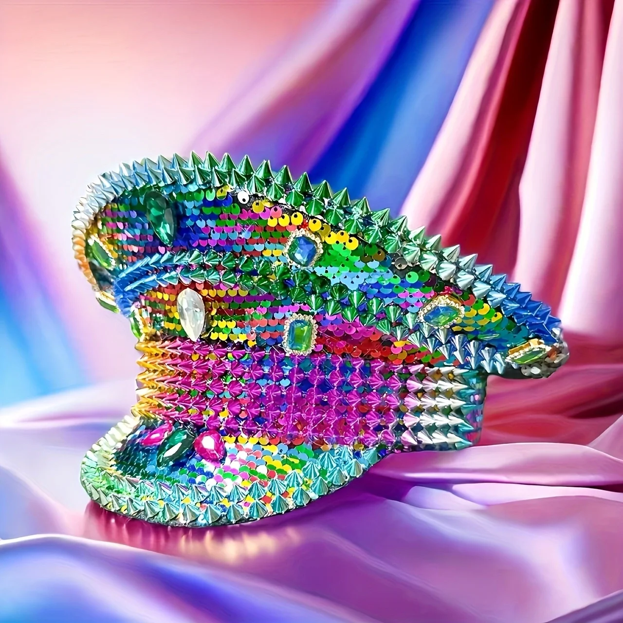 

Капитанская шляпа в стиле стимпанк со стразами для фестиваля Burning Man для женщин, винтажные военные аксессуары и кепка для мужчин