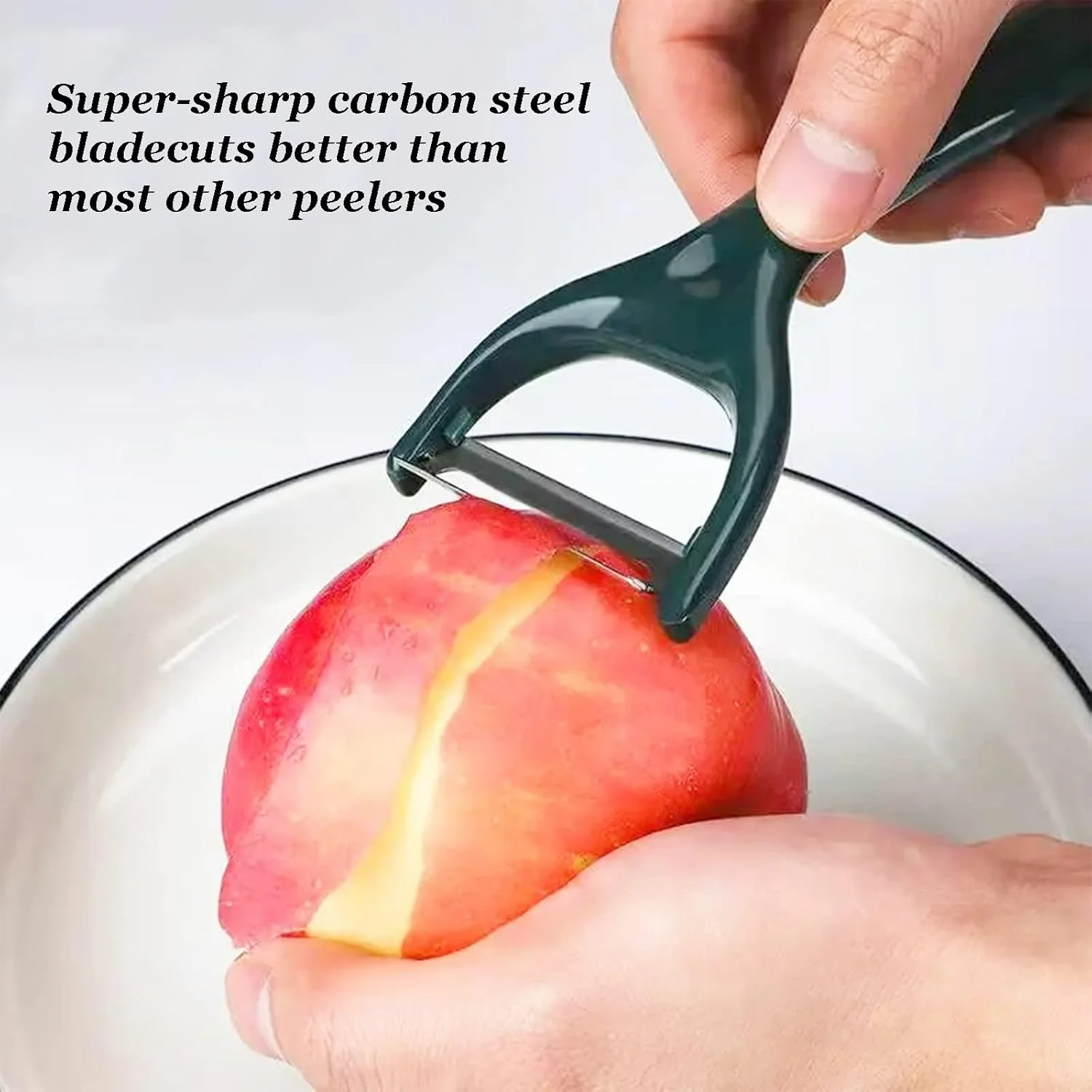 Stainless Steel Peeler, Fruit & Vegetable Peeler, Creative Kitchen Tool, Potato Carrot Pear Melon Peeler, 1/2 Pieces