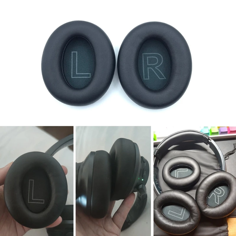 Soft Ear Sponge Cover 2 Pcs Replacement Ear Pad Fit for Anker-Soundcore Life Q20