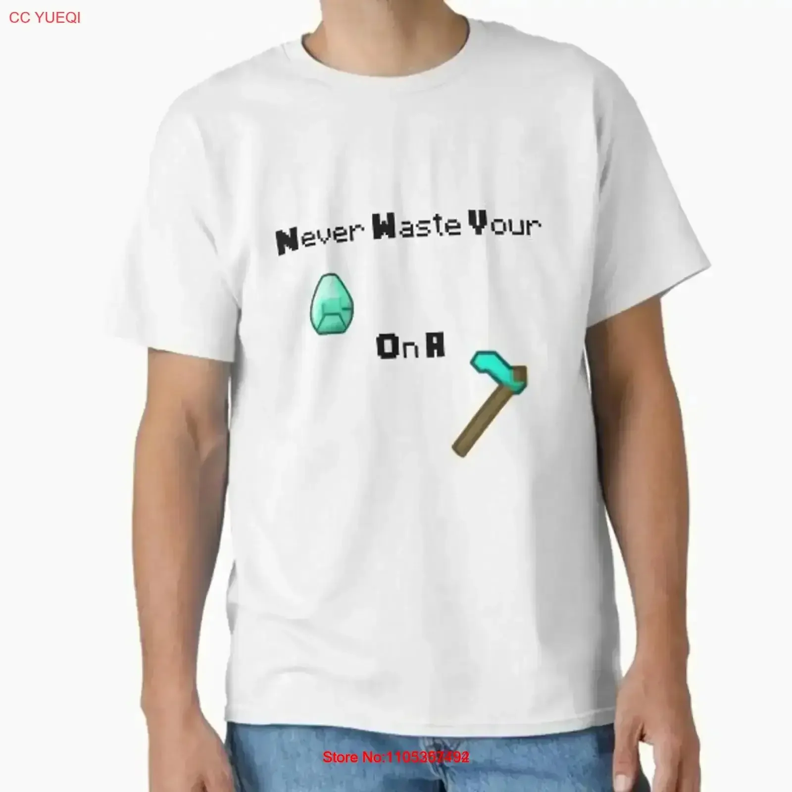 Never Waste Your Diamonds On A Hoe Classic T Shirt Made in US AUS Size S 2XL vintage Washed Soft Versatile graphic Breathable