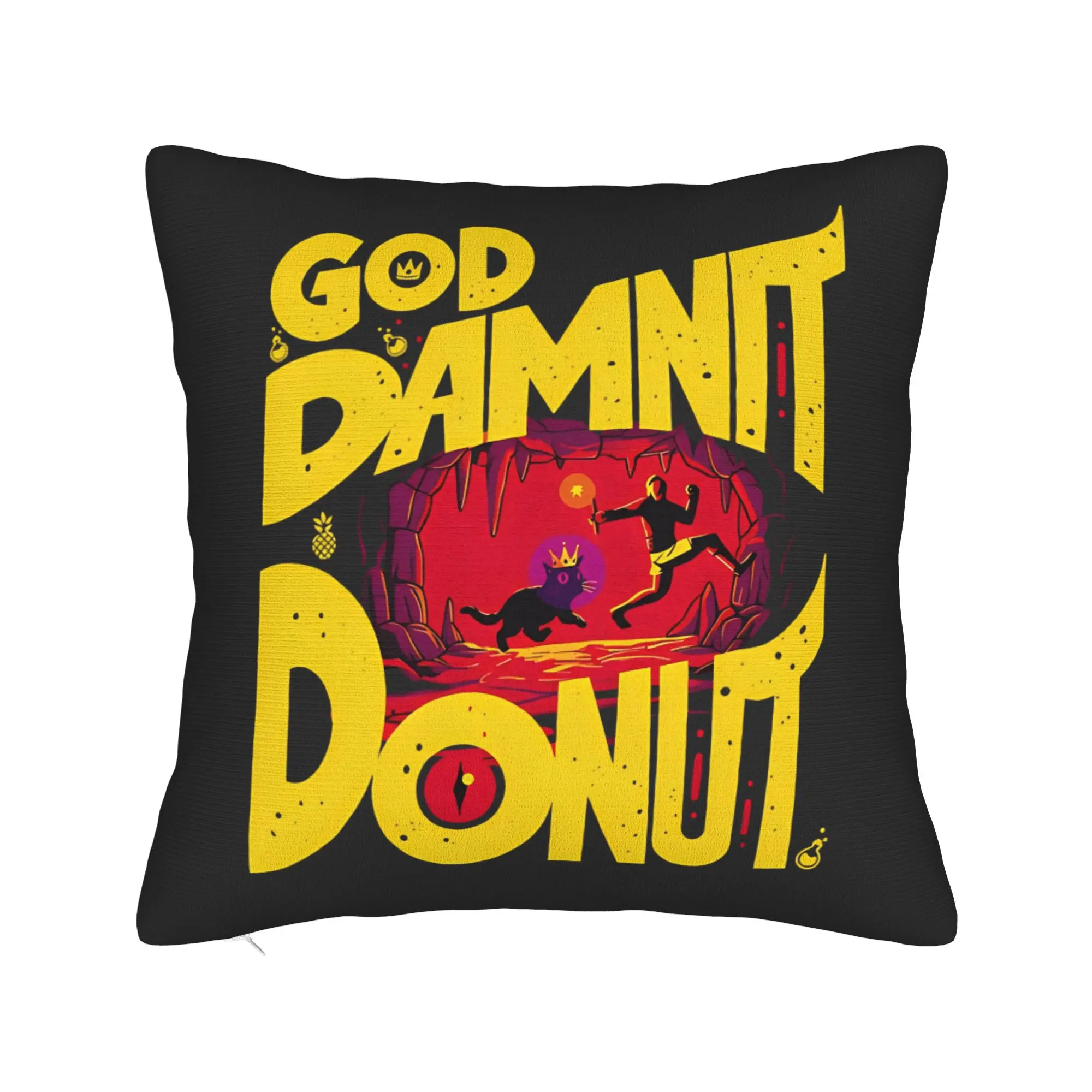 Dungeon Crawler Carl New Achievement Pillowcases  Retro Trendy Pillow Case For Living Room Bed Chair Comfy Pillow Cover