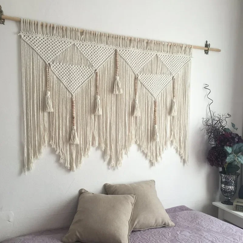 Boho Macrame Wall Hanging - Geometric Tapestry 100*120CM ZM1031