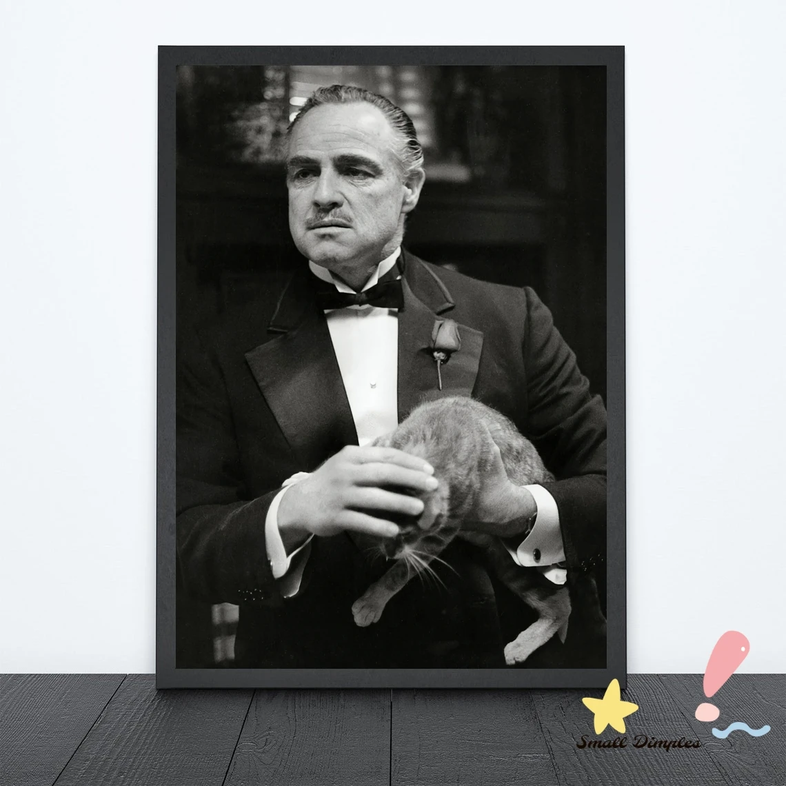 Marlon Brando The Godfather Movie Star Poster Canvas Art Print Home Decoration Wall Painting ( No Frame )