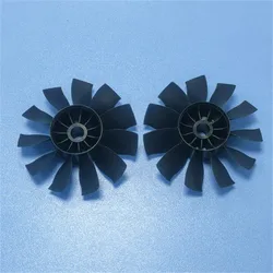 1 Pcs 11-Blade Diameter 70mm Ducted Fan (Integral Type) Std And Reverse Use For RC Plane No Include D/F & Shaft