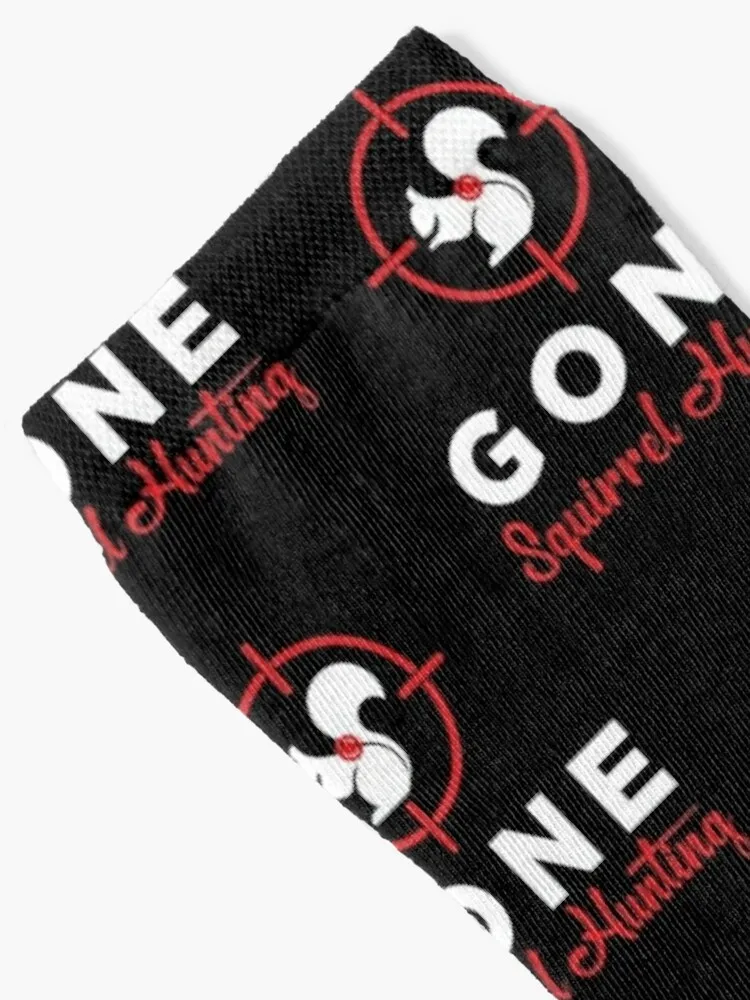 Gone Squirrel Hunting Hunter Gift print Socks hiking set New year's ankle Men's Socks Women's