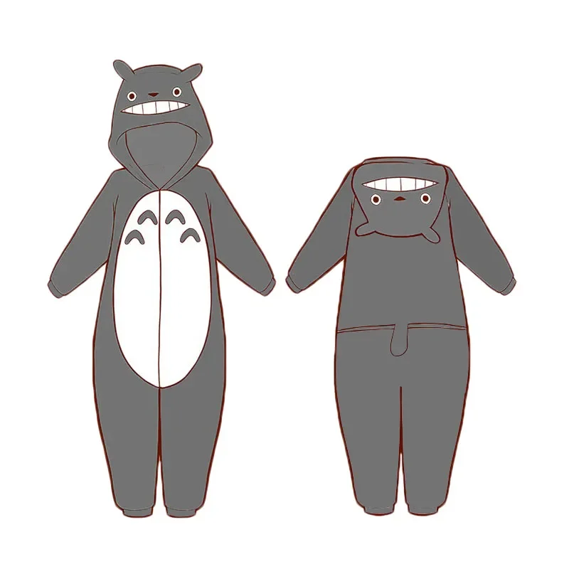 DARLING in the FRANXX Monokuma 02 Jumpsuit Cosplay Toothless Night Fury Light Onesies Fleece Halloween Pyjamas Sleepwear