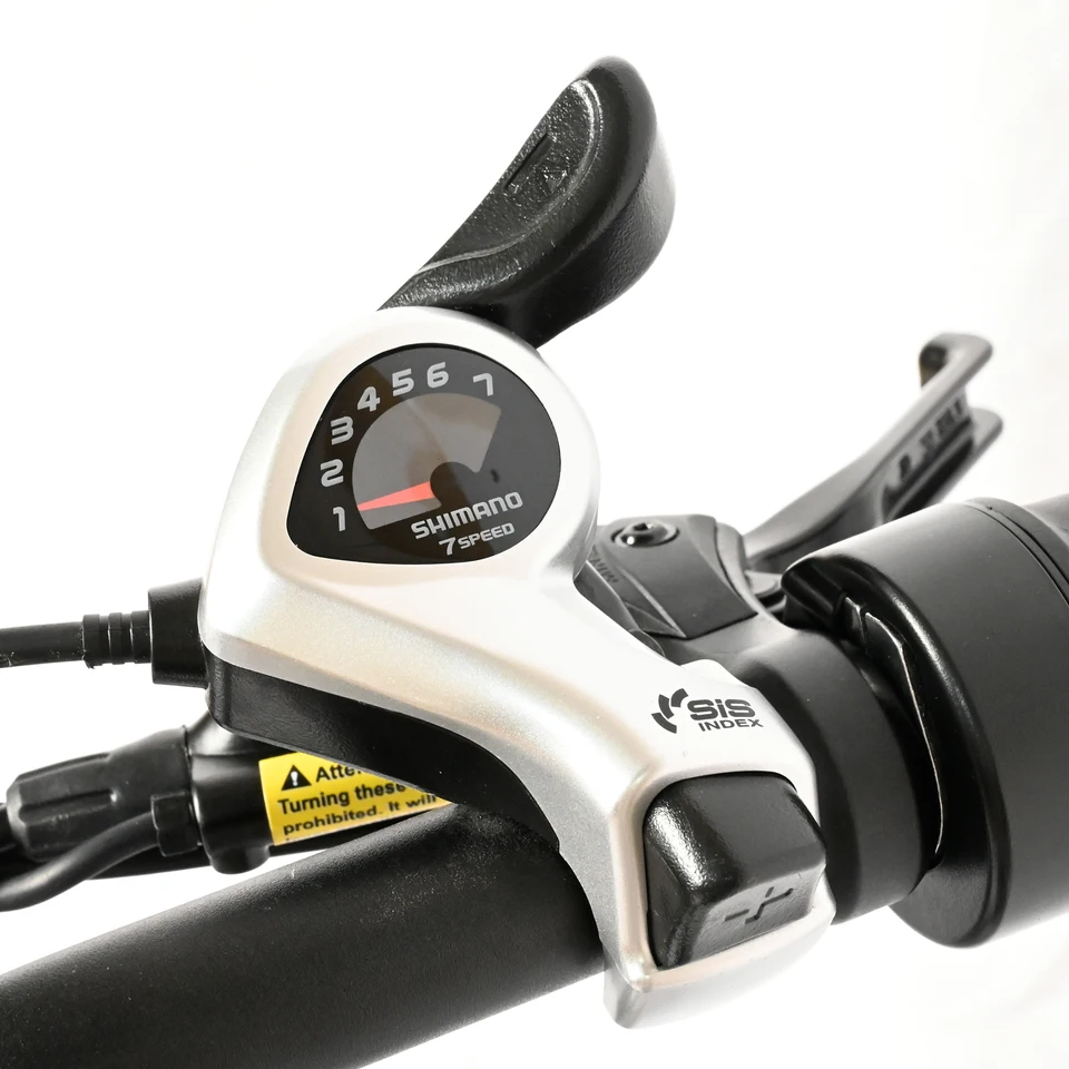 Electric Bike BAOLUJIE DP-2033 for Adults 2000W Dual Motor 31MPH Max Speed 48V 15AH+15AH Dual Battery 20"x4.0" Fat Tire E-Bike with  7-Speed Dual Disc Brakes Front Suspension LCD Display USB Charging for Off-Road Commuting Snow Sand Mountain image 5