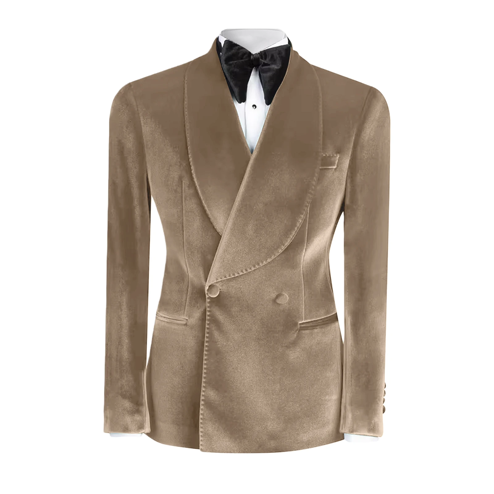 

Винтажный бархатный свадебный смокинг, куртка, двубортный мужской пиджак, костюм с остроконечными лацканами, одежда для жениха, вечерние спортивные пальто по индивидуальному заказу