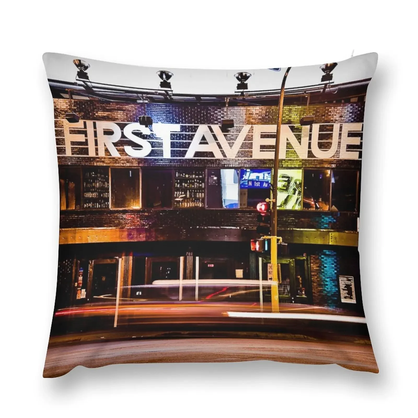 First Avenue Throw Pillow Decorative Cushion Cover Rectangular Cushion Cover christmas pillowcases Decorative Cushions pillow
