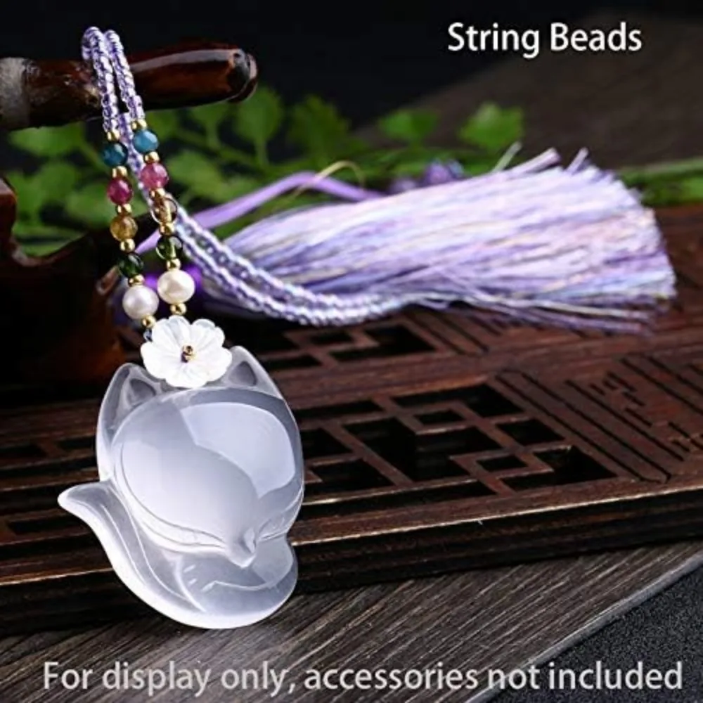 187 Yards Clear Invisible Craft Nylon Thread 0.3mm for Gemstone Hanging Decoration Sewing Quilting Hair Weaving kit image 5