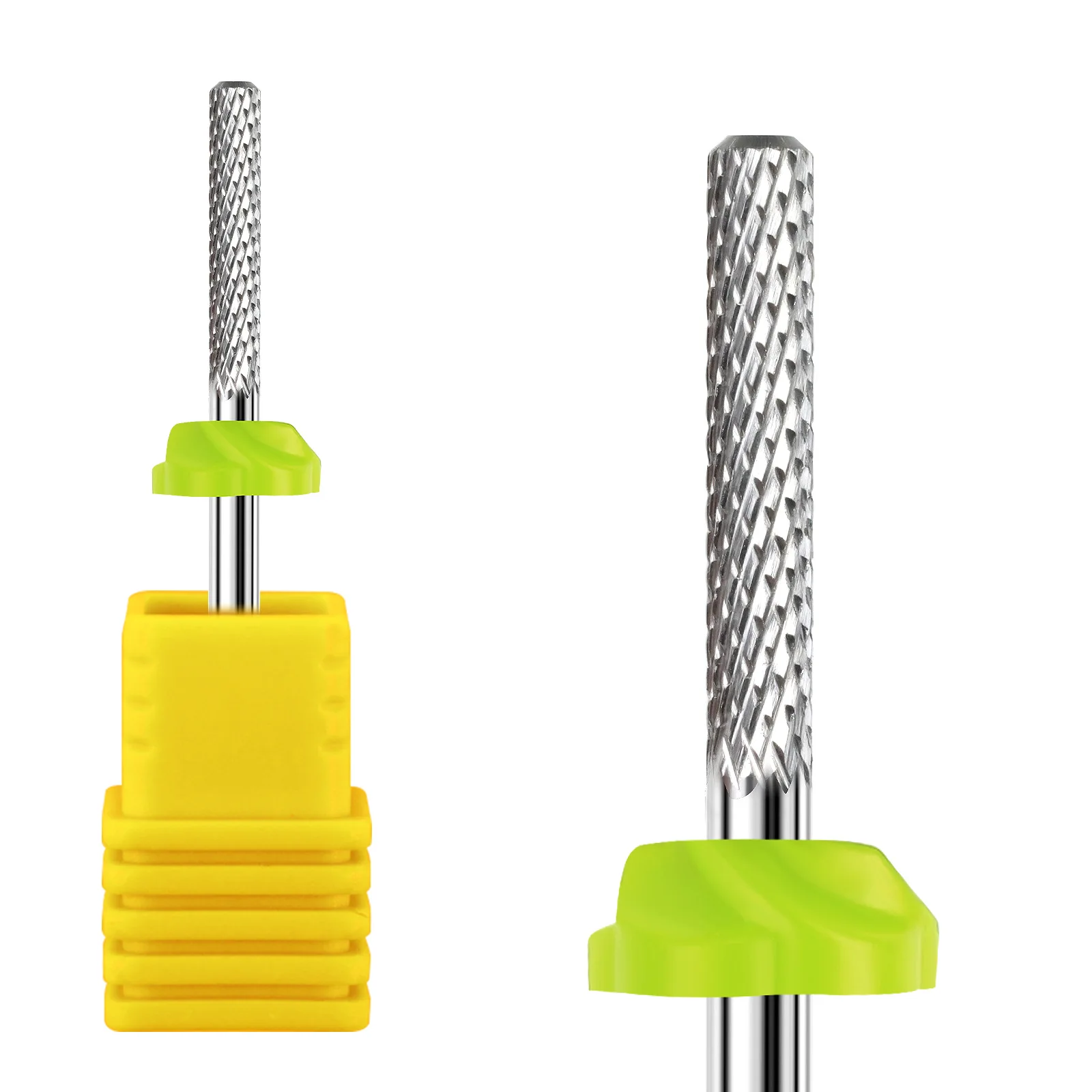 Professional Carbide Nail Drill Bits - 3/32" Tungsten Steel for Acrylic Gel & Natural Nails - Pedicure & Manicur Care Tools