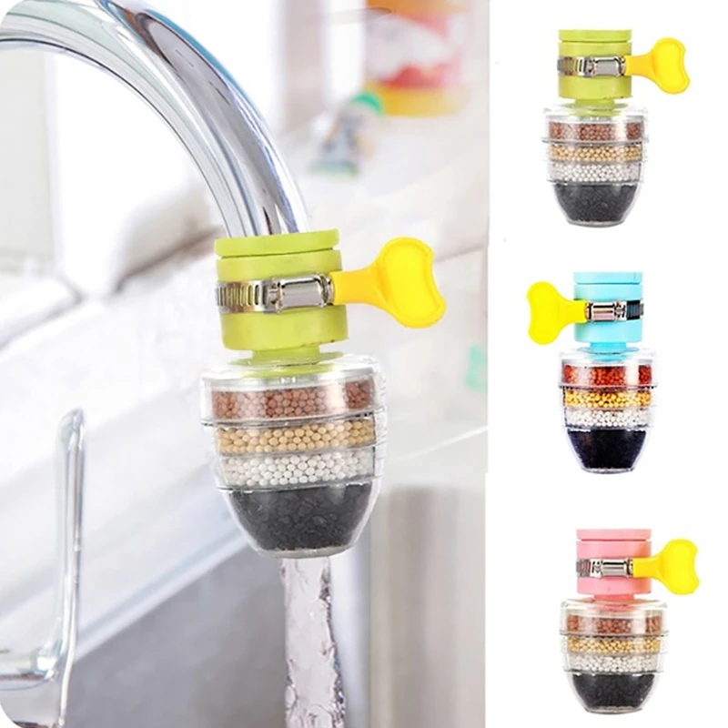 Adoucisseur d'eau au fluorure avec filtre, cartouche filtrante, supporter ficateur d'eau du robinet, maison et cuisine, 3 pièces, nouveau