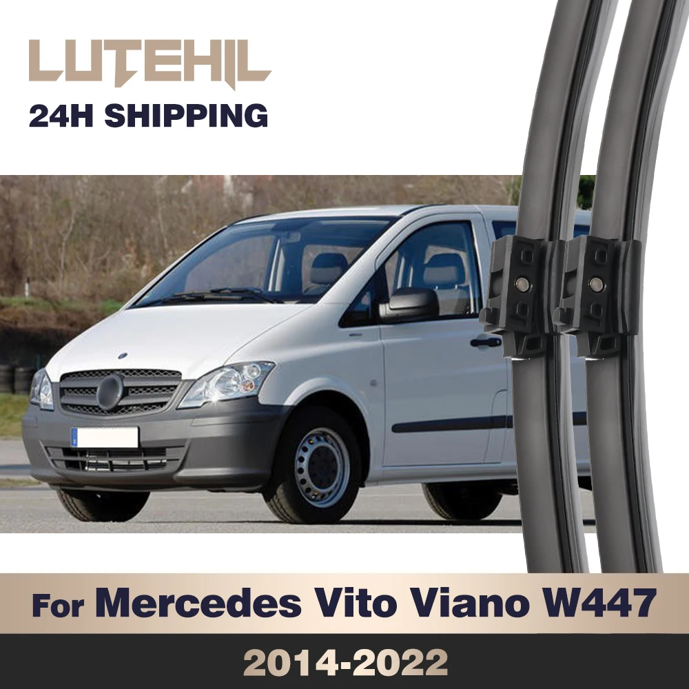 

For Mercedes Benz Vito Viano W447 2014-2022 2015 2016 2017 2018 Wiper Front Wiper Blades Windshield Windscreen Window 28"+18"