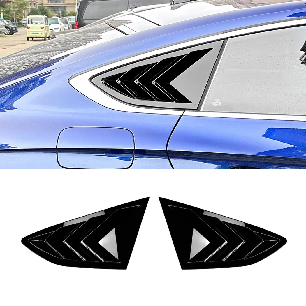 Car Rear Window Shutter Cover Trim For Audi A5 F5 Sportback 4-Door 2017 2018 2019 2020 2021 2022 2023 2024